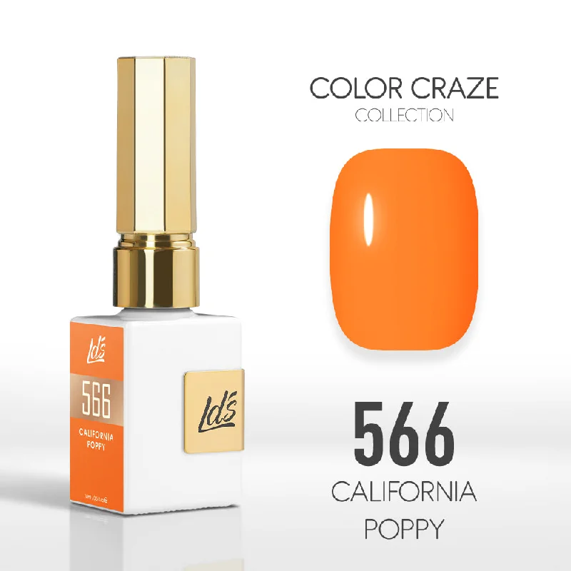 nail polish mountain shades-LDS Color Craze Gel Nail Polish - 566 California Poppy - 0.5oz