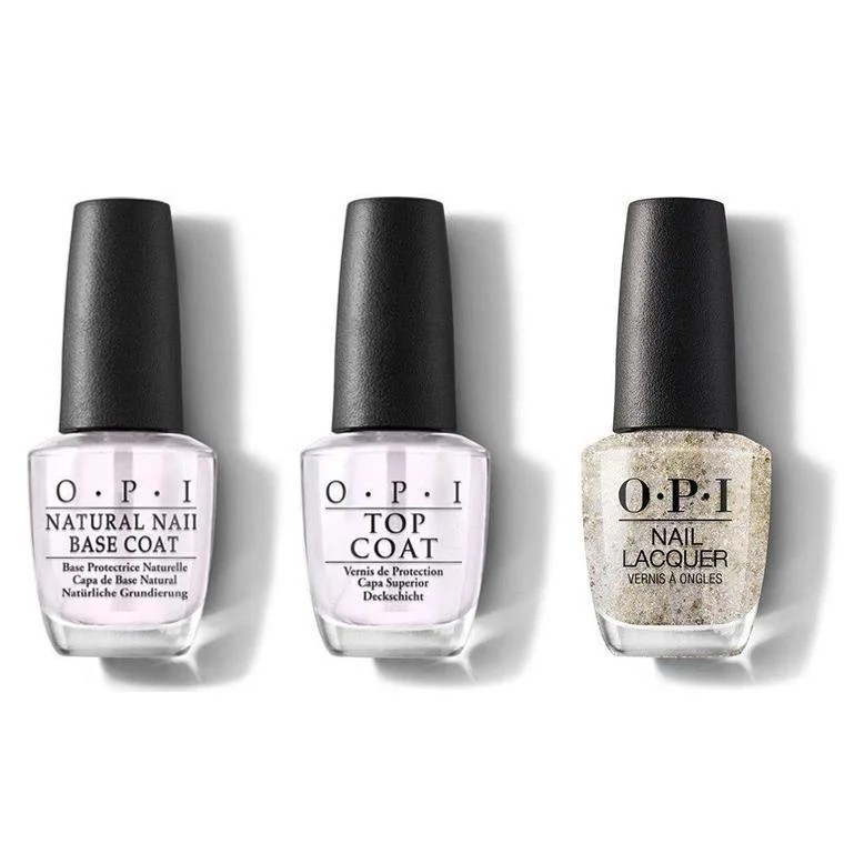 nail polish music themed-OPI - Nail Lacquer Combo - Base, Top & Metamorphically Speaking 0.5 oz - #NLC76