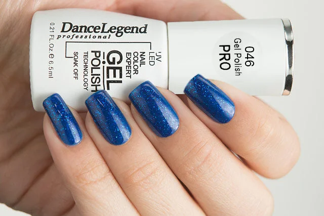 nail polish slate blue-Glacier-half-full (shimmer gel)