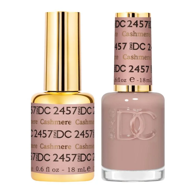 nail polish rose gold-DC GEL 2457 Cashmere