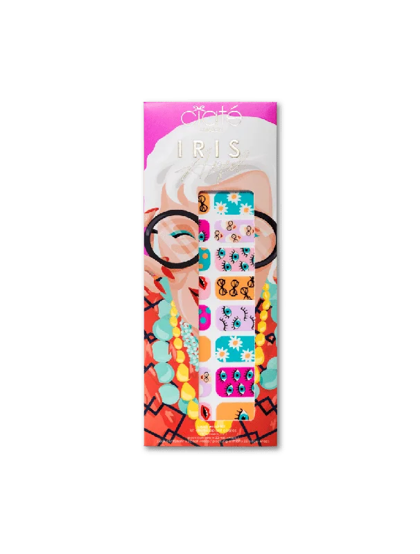 nail polish fluorescent-Ciaté London x Iris Apfel The Cheat Sheets Nail Wraps