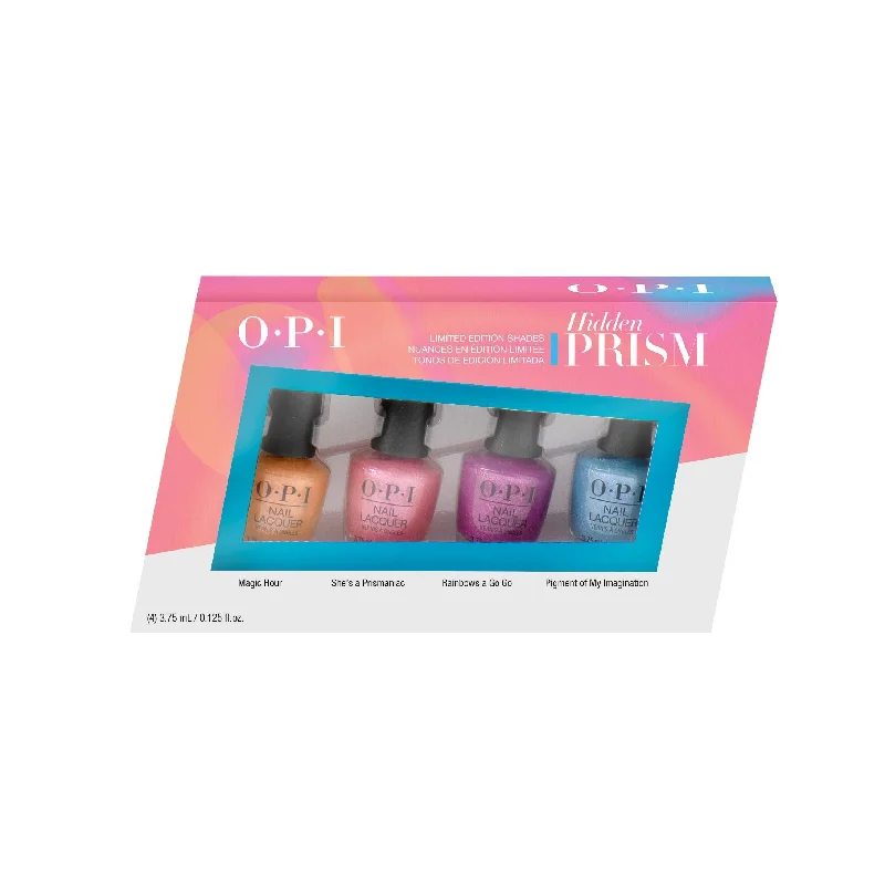 nail polish cry blue-OPI Nail Lacquer - Hidden Prism Mini 4-Pack