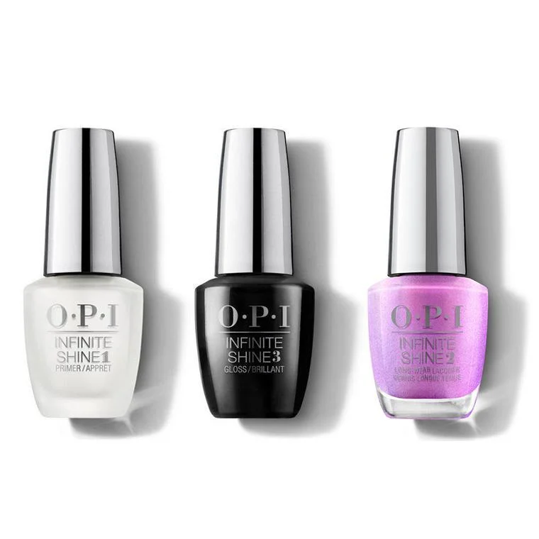 nail polish shamrock shine-OPI - Infinite Shine Combo - Base, Top & Feeling Optiprismic - #ISLSR5