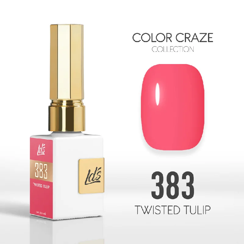 nail polish aesthetic nude-LDS Color Craze Gel Nail Polish - 383 Twisted Tulip - 0.5oz