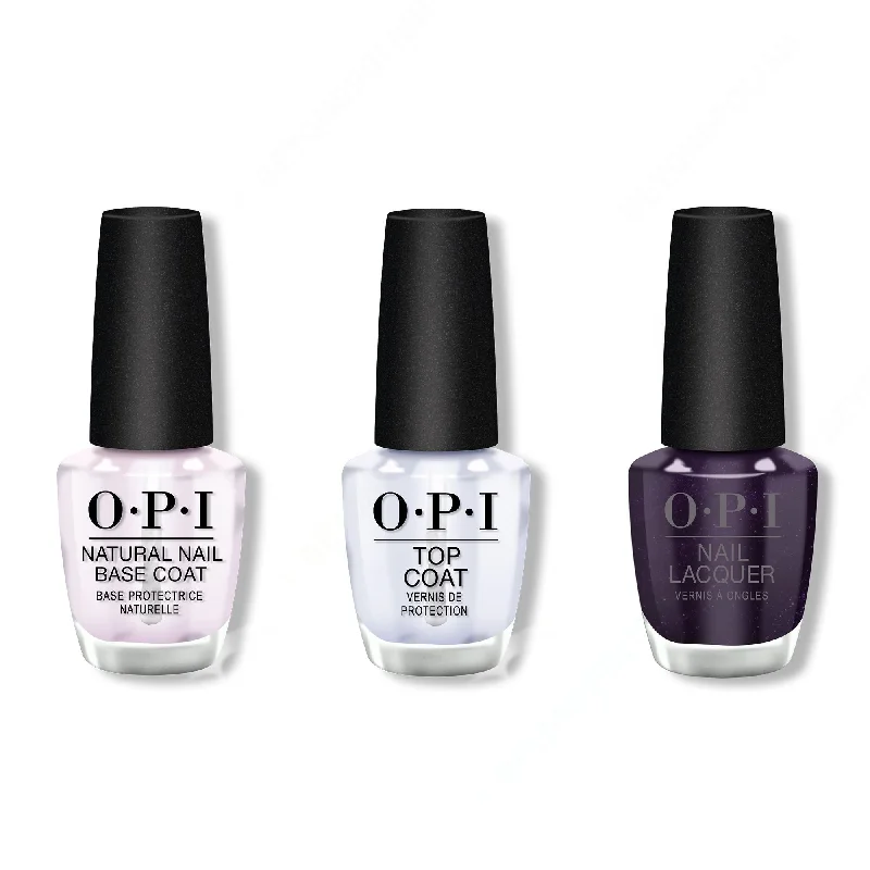 nail polish eco-friendly-OPI - Nail Lacquer Combo - Base, Top & OPI Ink 0.5 oz - #NLB61