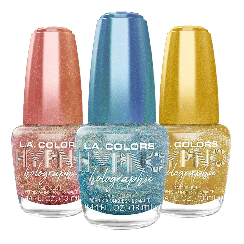 nail polish moon phases-LA Colors Hypno Holographic Nail Polish 0.44oz