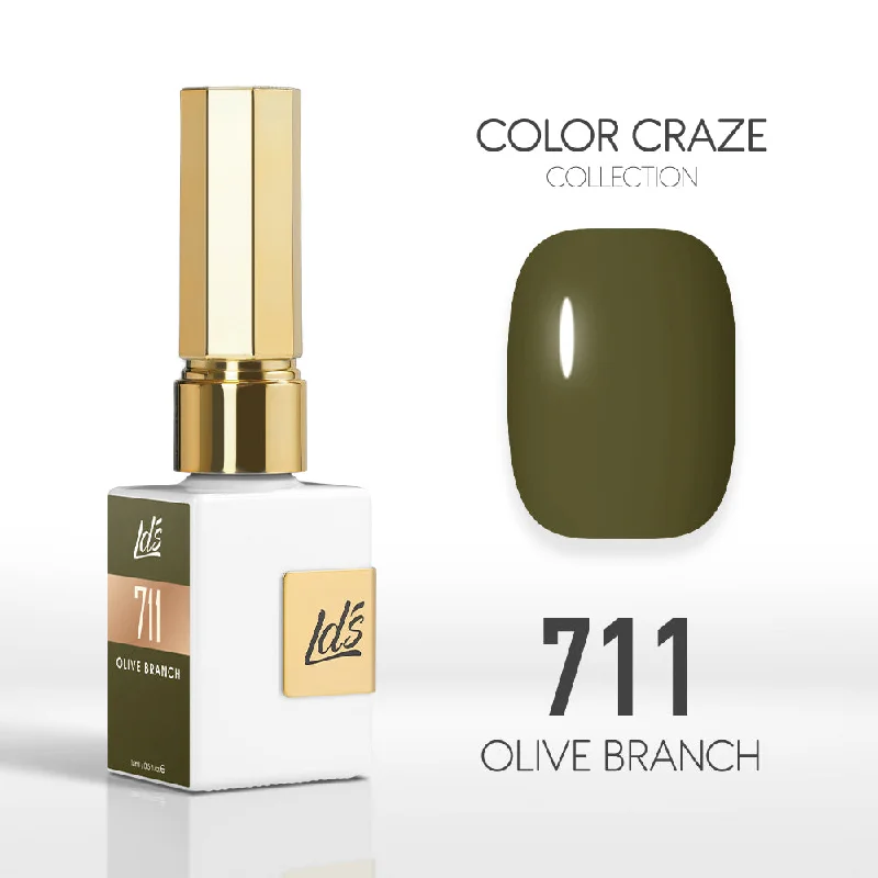 nail polish manicure kits-LDS Color Craze Gel Nail Polish - 711 Olive Branch - 0.5oz