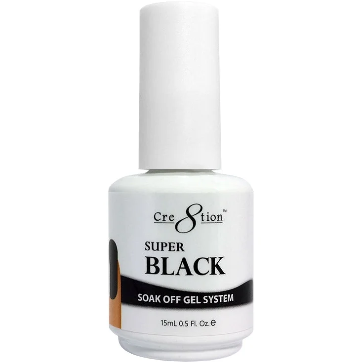 nail polish clover leaf-Cre8tion gel super black