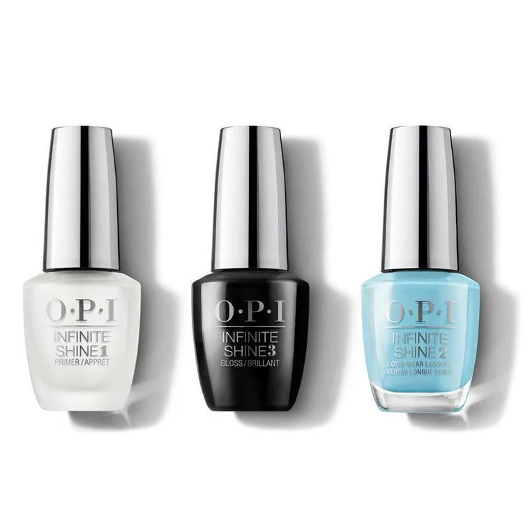 nail polish unicorn mane-OPI - Infinite Shine Combo - Base, Top & To Infinity And Blue-Yond - #ISL18