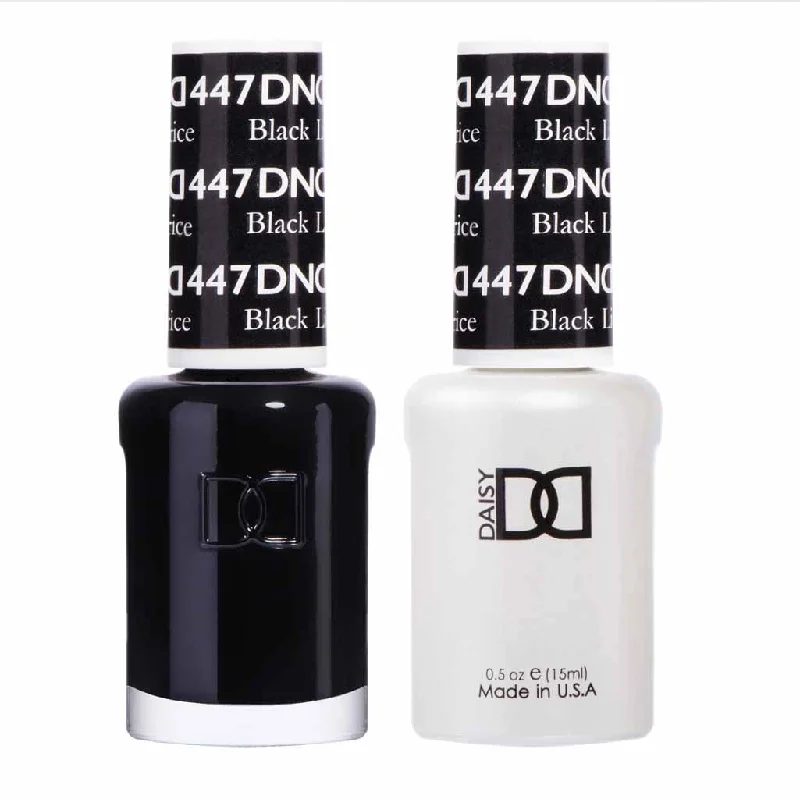 nail polish smooth coat-Duo Gel - 447 Black Licorice