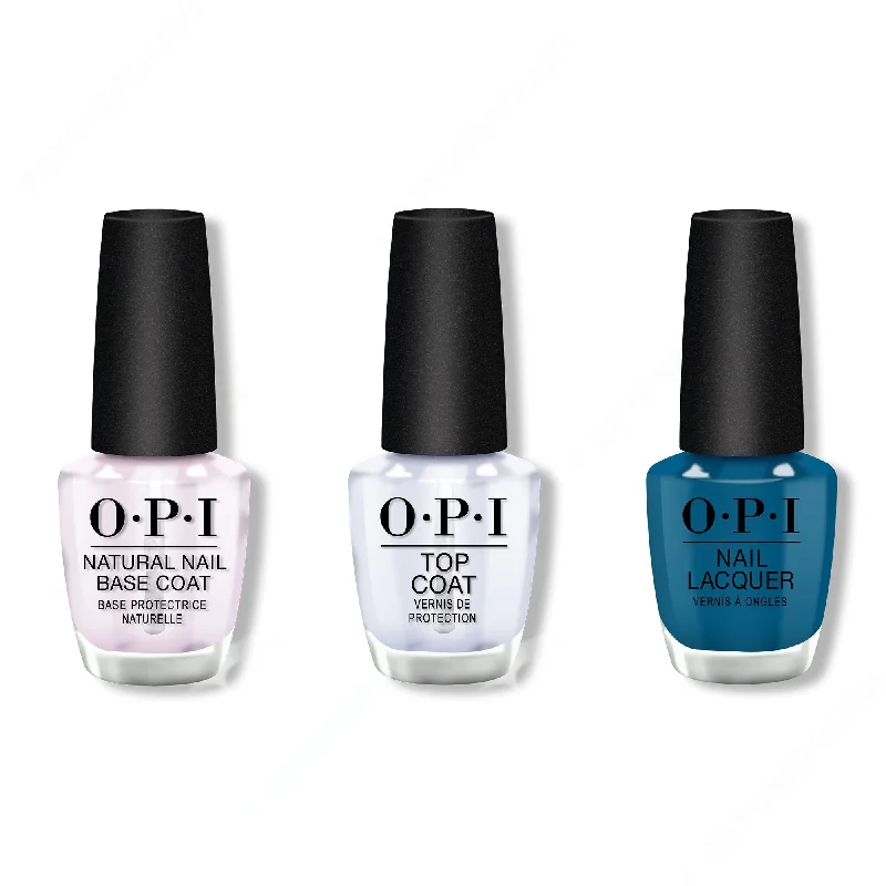 nail polish neon colors-OPI - Nail Lacquer Combo - Base, Top & Duomo Days, Isola Nights 0.5 oz - #GCMI06