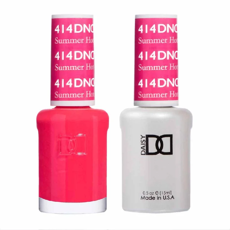 nail polish reality black-Duo Gel - 414 Summer Hot Pink