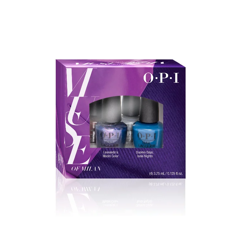 nail polish patterns-OPI Nail Lacquer - Muse Of Milan Mini 4-Pack