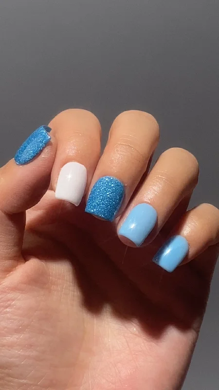 nail repair with nail repair gloss gel-Cool Blue Hues' Mini