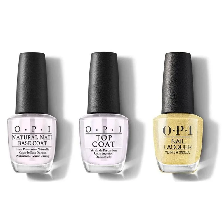 nail polish for toes-OPI - Nail Lacquer Combo - Base, Top & Suzi's Slinging Mezcal 0.5 oz - #NLM86