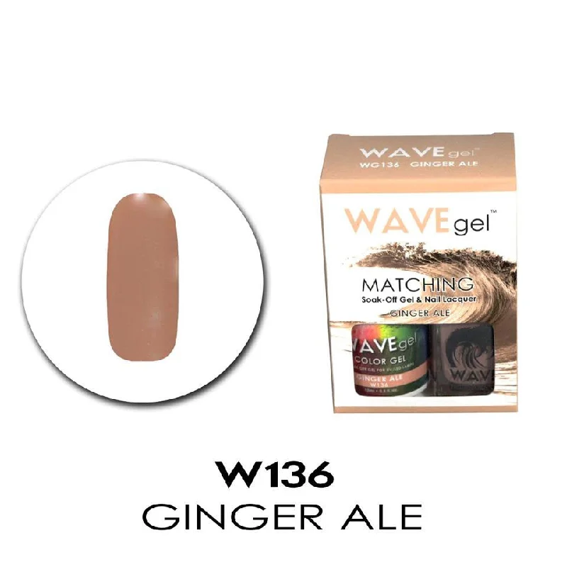 nail polish UV light-Matching -Ginger Ale W136