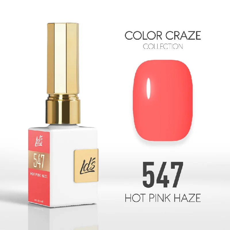 nail polish bohemian vibe-LDS Color Craze Gel Nail Polish - 547 Hot Pink Haze - 0.5oz