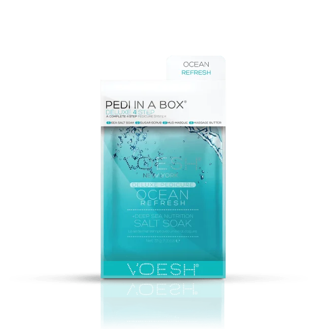 nail repair for discolored nails-VOESH Pedi In A Box Deluxe 4 Step | OCEAN REFRESH